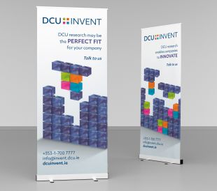 Roll-up Banner Design - DCU Invent