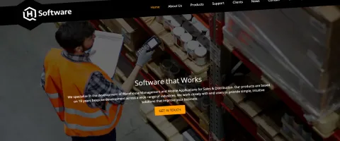 Responsive Website Design for hqSoftware