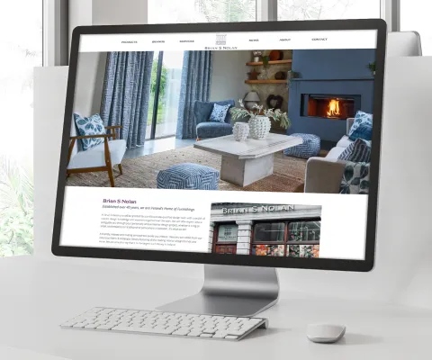 Responsive Website Design (Desktop) - Homepage Design for Brian S Nolan.