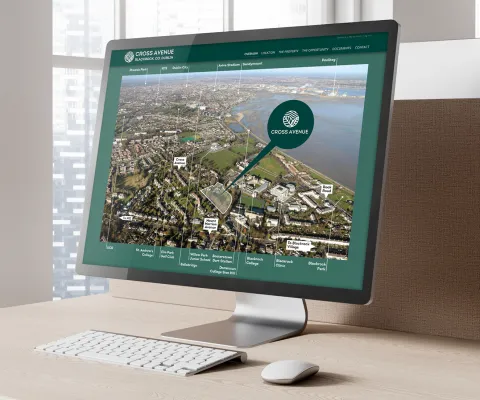 Responsive Website Design - Desktop, Laptop, Tablet and Mobile - Cross Avenue - Avison Young.