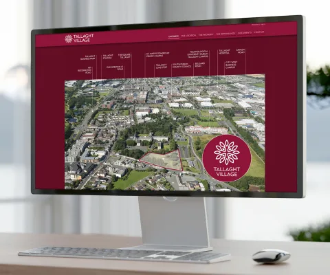 Responsive Website Design - Homepage design for a Property Sale in Tallaght Village for Avison Young.