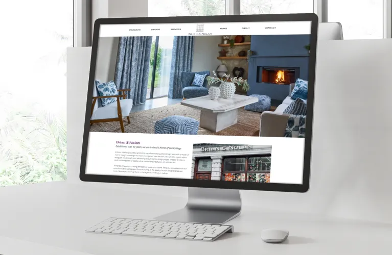 Responsive Website Design (Desktop) - Homepage Design for Brian S Nolan.
