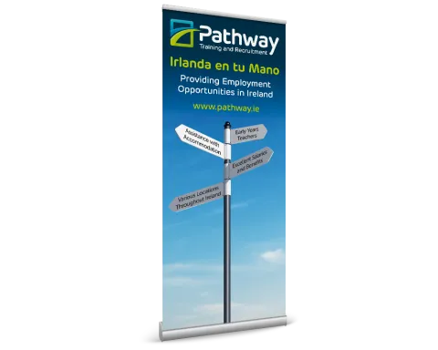 Roll-up Banner Stand for Pathway Recruitment & Training