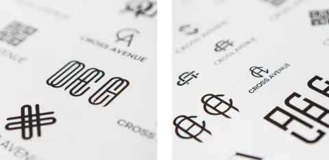 Logo Design Development - Cross Avenue - Avison Young