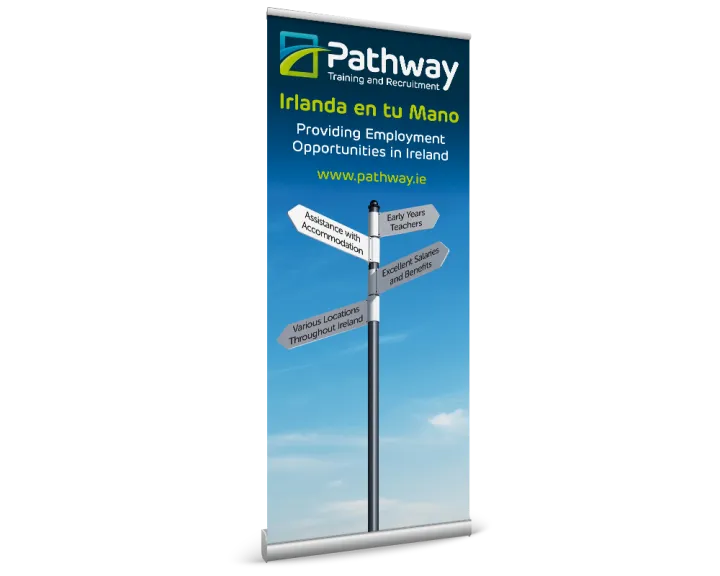 Roll-up Banner Stand for Pathway Recruitment & Training