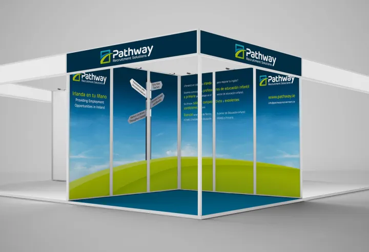 Exhibition Stand Graphics for Pathway Recruitment