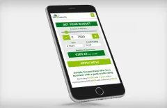 Responsive Website Design - Budget Calculator Design – Mobile - CarLoans4u