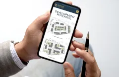 Responsive Website Design - Development Potential Page on Mobile - Taylor's Lane - Avison Young