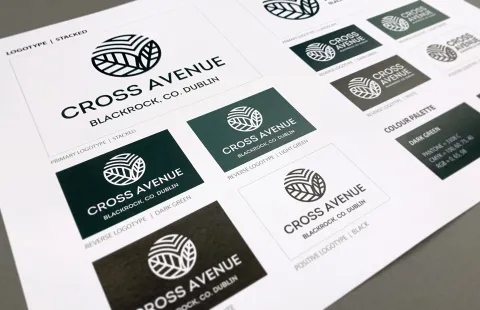 Brand Identity Design – Brand Guidelines - Cross Avenue - Avison Young