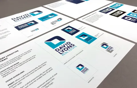 Brand Identity Design - Identity Guidelines - David Lyons Real Estate