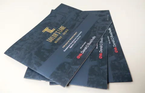 Brochure Design - Taylor's Lane - Avison Young
