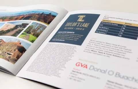 Brochure Design - Inside Spread - Taylor's Lane - Avison Young