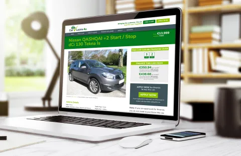 Responsive Website Design - Find a Car Listing Page - CarLoans4u