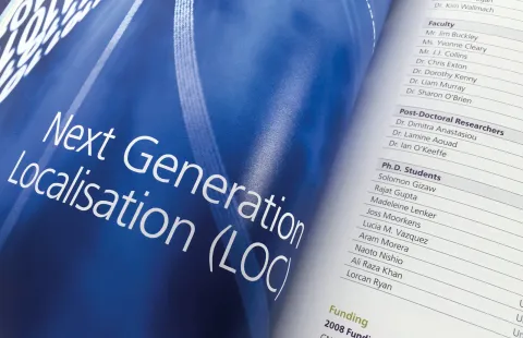 Annual Report Design – Spread design for CNGL