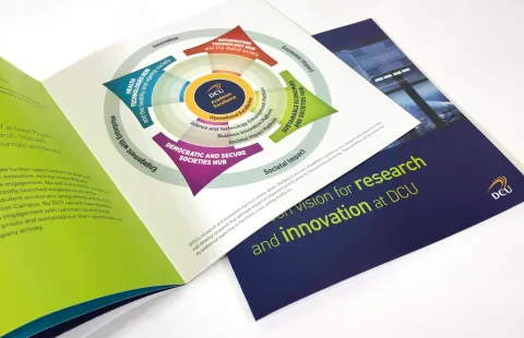 Brochure Design – Vision for research and innovation at DCU