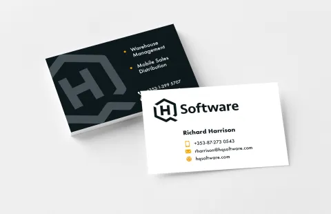Business Card Design - hqSoftware