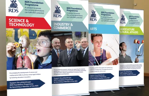 Roll-up Banner Design - RDS Foundation Programme