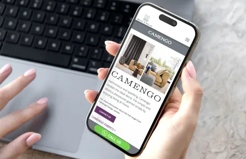 Responsive Website Design (Mobile) - Camengo brand page for Brian S Nolan.
