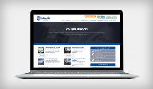 Responsive Website Design - Courier Services Page - Wheels We Deliver
