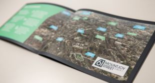 Brochure Design - Sample Spread - 61 Mountjoy Street