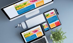 Responsive Website Design - Homepage on Desktop, Laptop, Tablet and Mobile - Cocoon Childcare