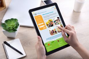 Responsive Website Design - About Page on Tablet - Cocoon Childcare