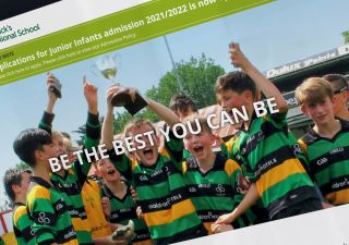 Responsive Website Design - Homepage design - St Patrick’s Boys’ National School