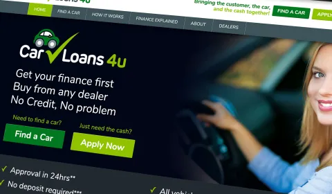 Responsive Website Design for CarLoans4u