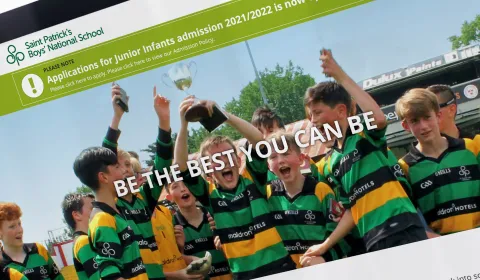 Responsive Website Design for St Patrick’s Boys’ National School