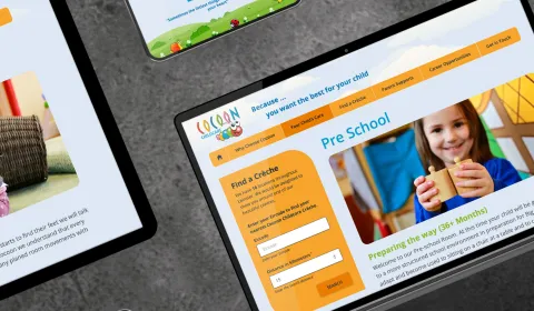 Responsive Website Design for Cocoon Childcare